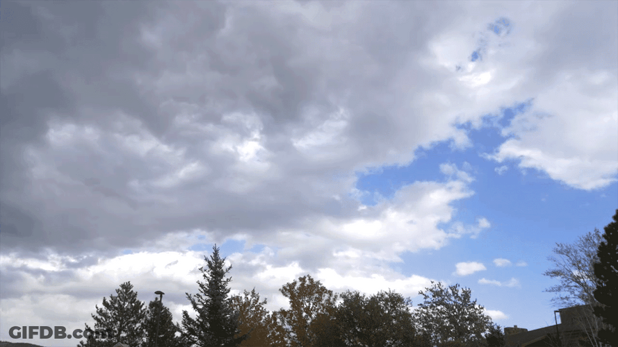 Fast Cloud Timelapse GIF