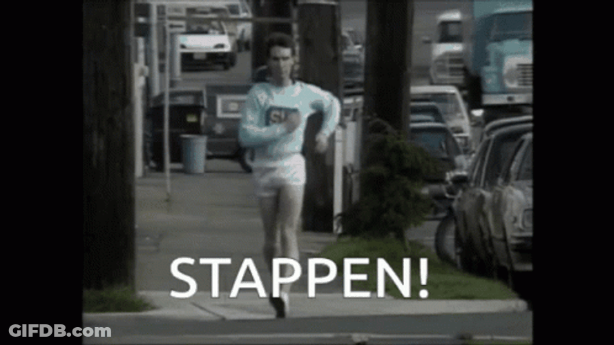 Fast Power Walking Stappen GIF