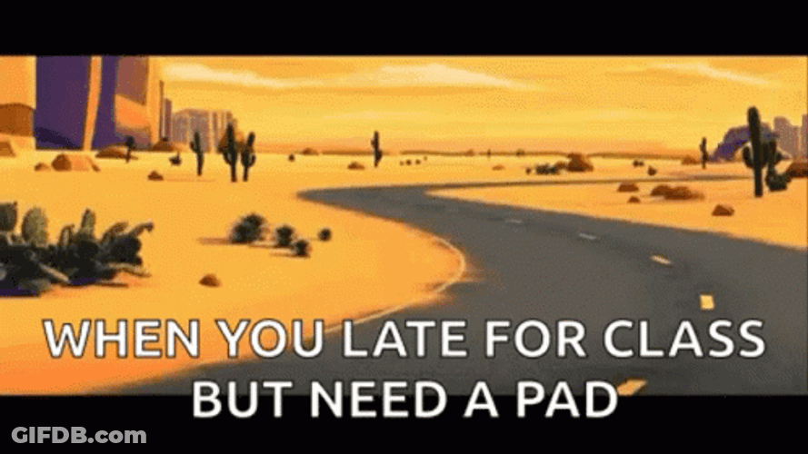 Fast Road Runner Late For Class GIF