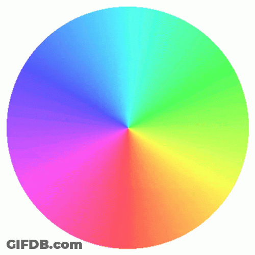 Fast Spinning Coloring Wheel GIF