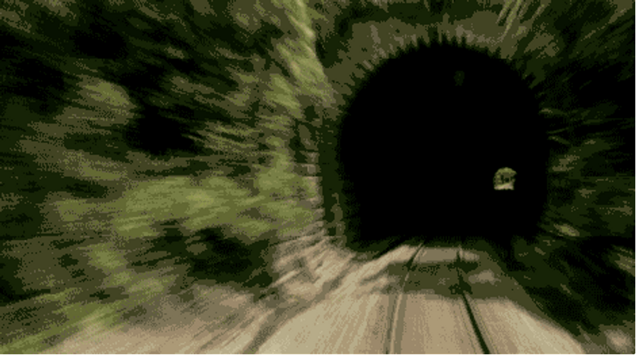 Fast Track Train Tunnel Loop GIF