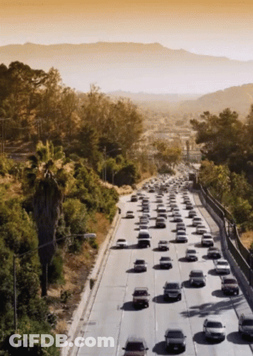 Fast Traffic Loop GIF