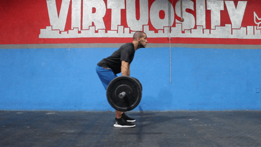 Faster Bent Over Barbell Row Technique GIF