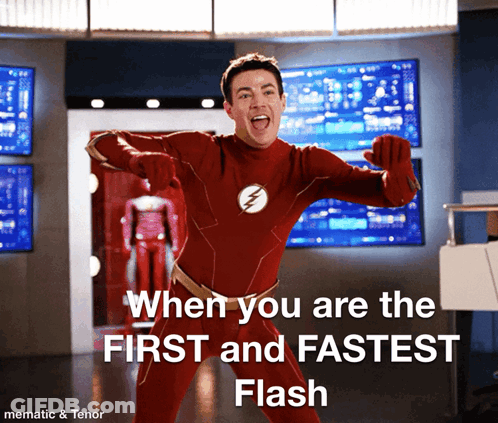 Fastest Flash Caption GIF