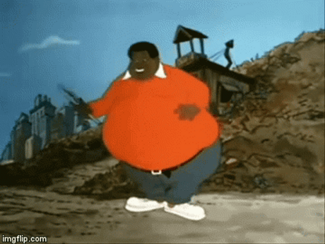 Fat Albert Happily Introduces Himself GIF