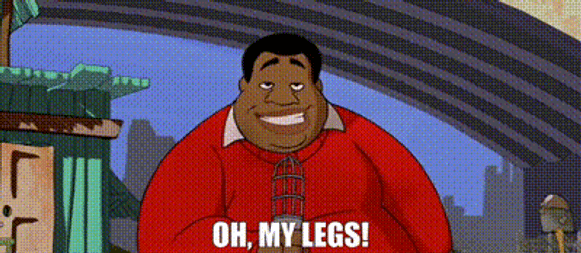 Fat Albert Oh My Legs GIF