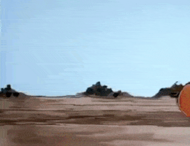Fat Albert Riding His Motorcycle GIF