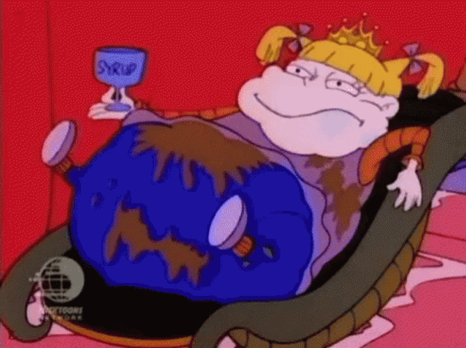 Fat Angelica Pickles Munching GIF