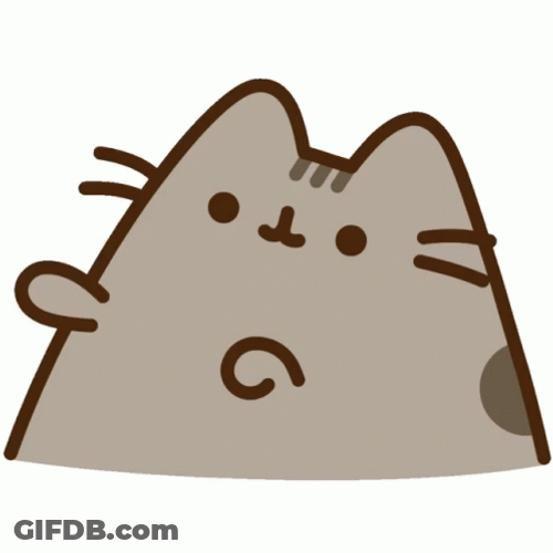 Fat Cat Waving Short Paw GIF