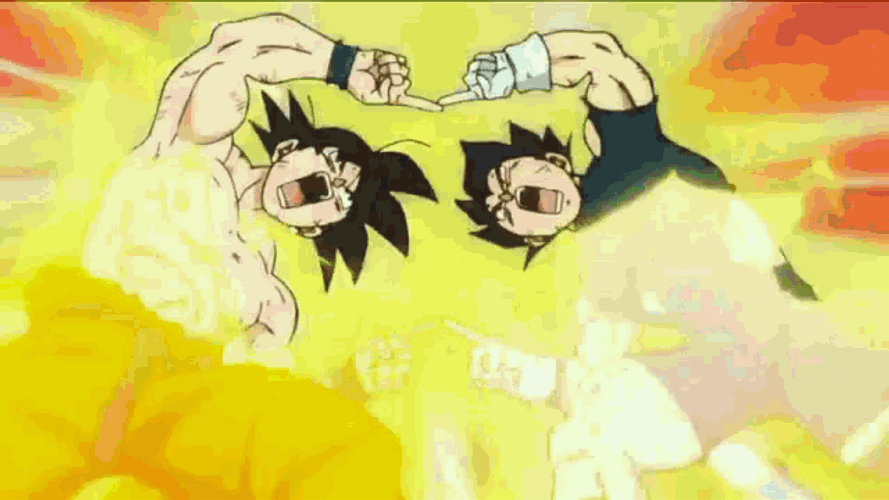 Fat Gogeta Fusion Dance GIF