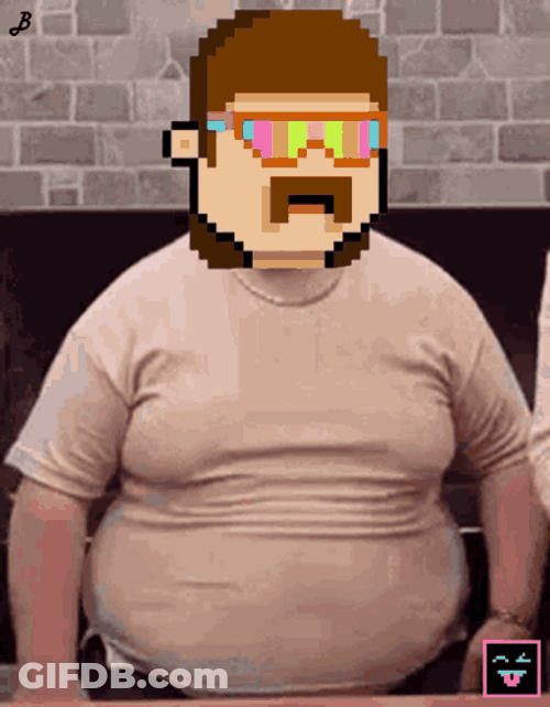 Fat Guy Dancing Groovy GIF