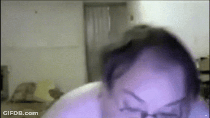 Fat Guy Eating Glizzy GIF