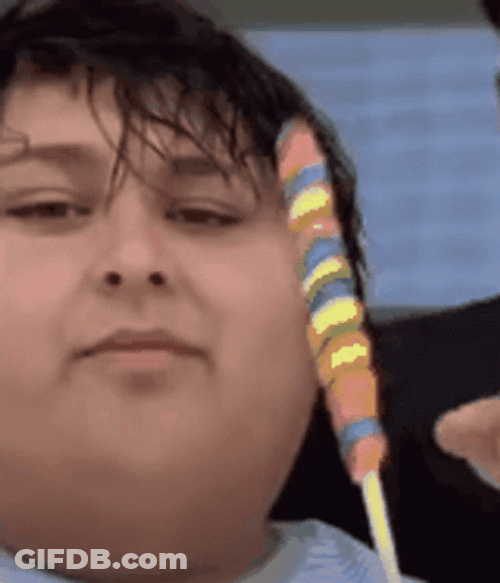 Fat Kid Suck It Lollipop GIF