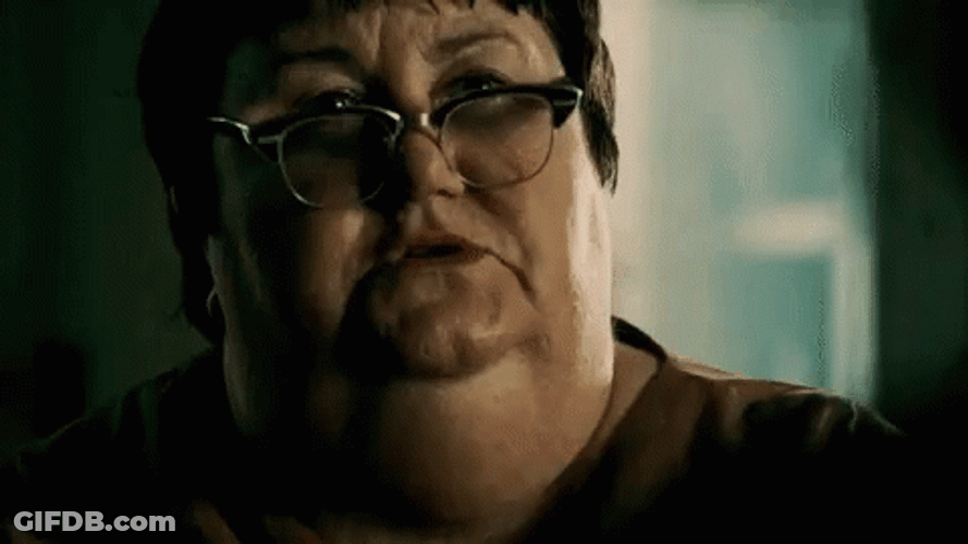 Fat Lady Oh Sweet Baby Jesus GIF