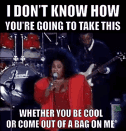 Fat Lady Singing I Don't Know Shirley Brown GIF