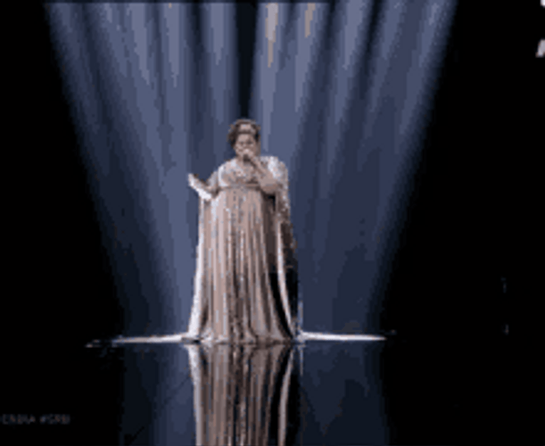 Fat Lady Singing Theater Performance GIF