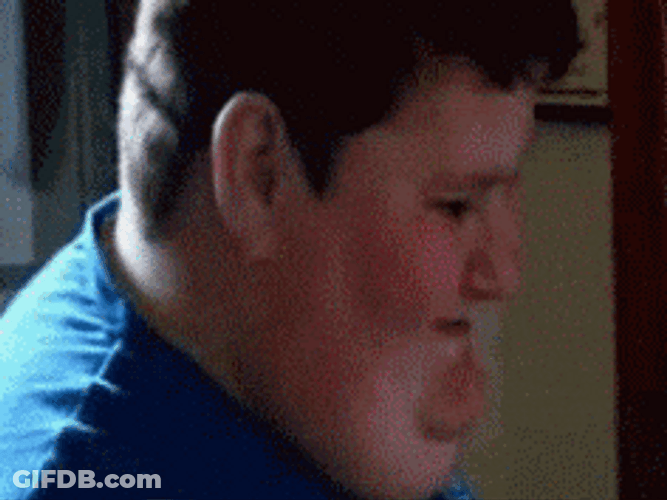 Fat Man Chin GIF