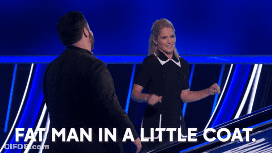 Fat Man In A Little Coat GIF