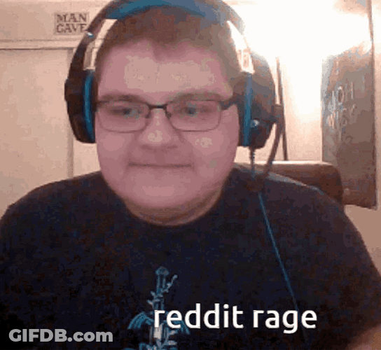 Fat Man Reddit Rage Meme GIF