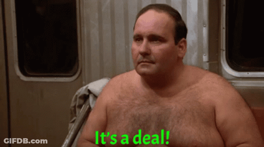 Fat Man Says It's A Deal GIF