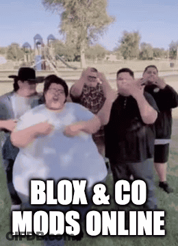 Fat Men Dancing In Park Blox & Co Mods Online GIF