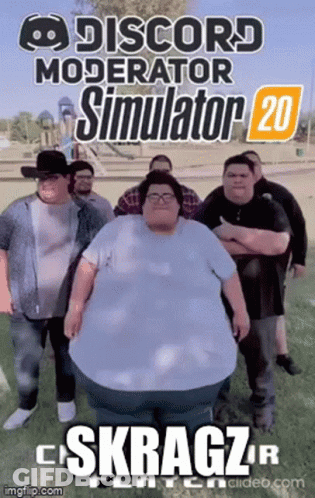 Fat Men Standing In Park Discord Moderator Simulator 20 GIF