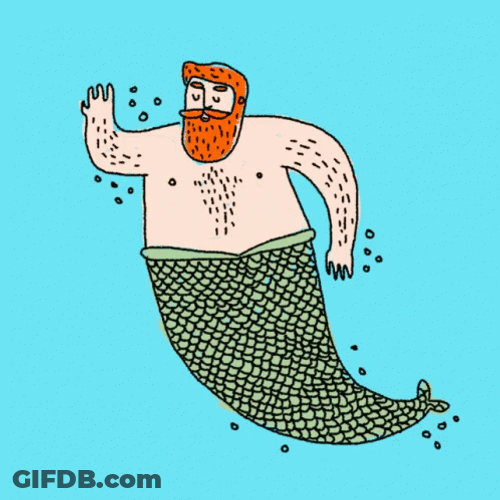 Fat Mermaid Man GIF