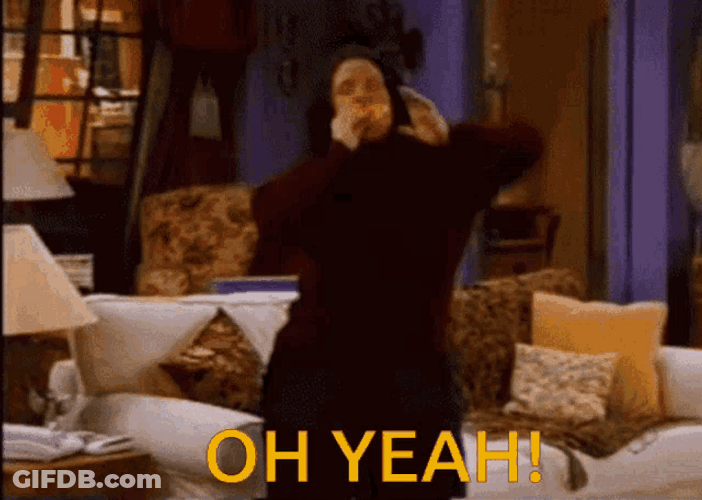 Fat Monica Geller Oh Yeah GIF