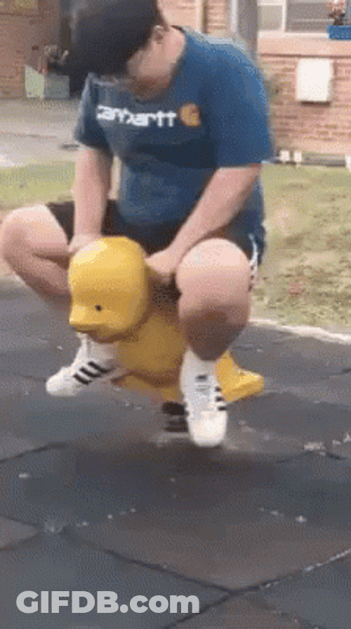 Fat People Fail Ride GIF