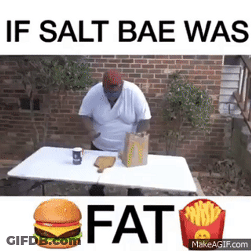 Fat Salt Bae GIF