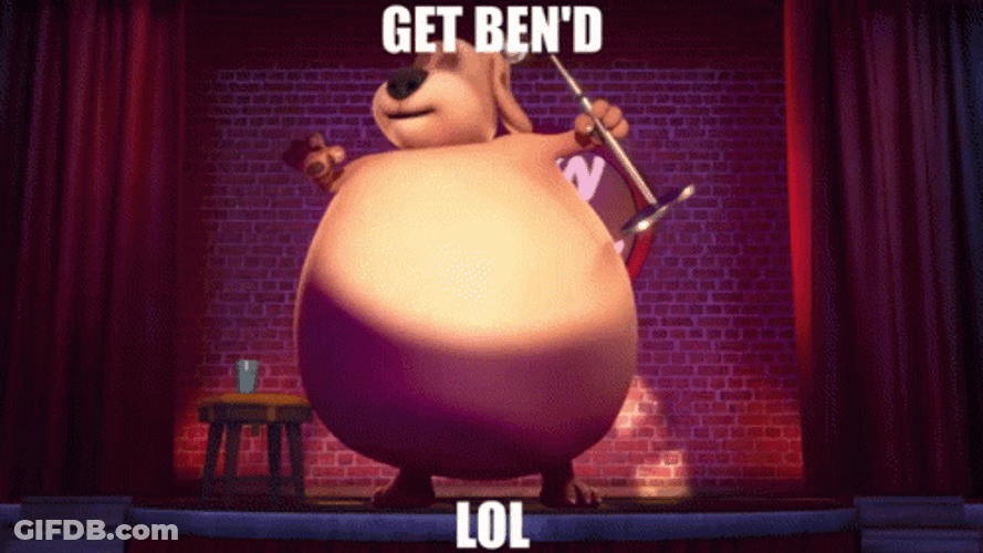 Fat Talking Ben Can't Move GIF