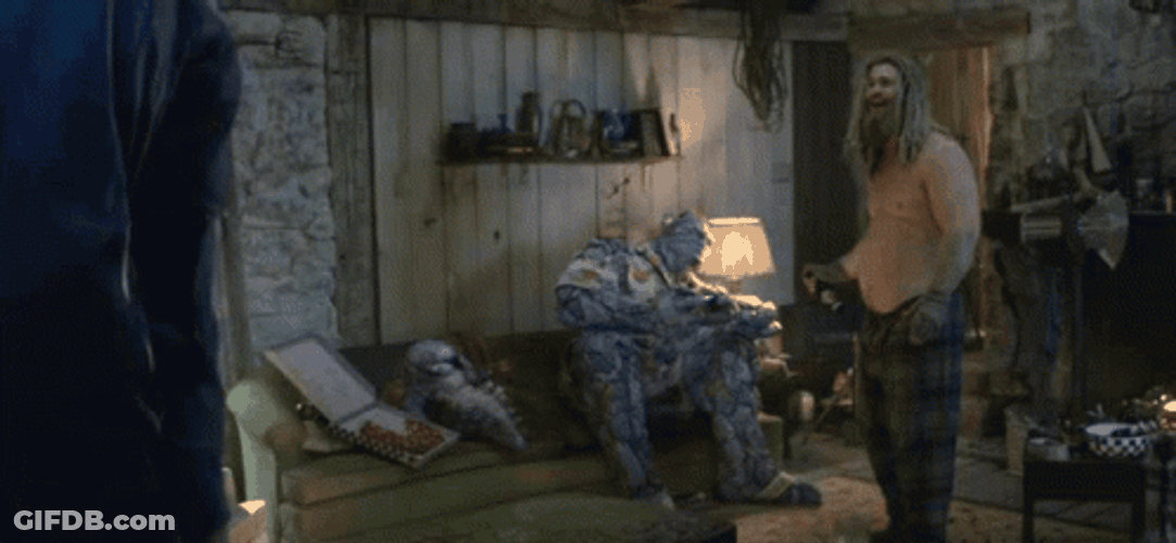 Fat Thor Hugging Hulk GIF