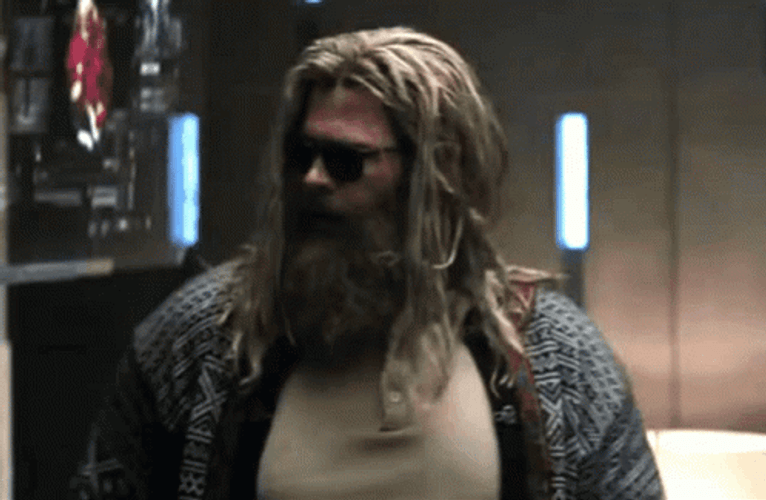 Fat Thor Removing Sunglasses GIF