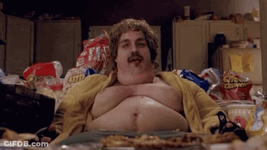 Fat Tony Perkis Ya Happy Heavyweights GIF