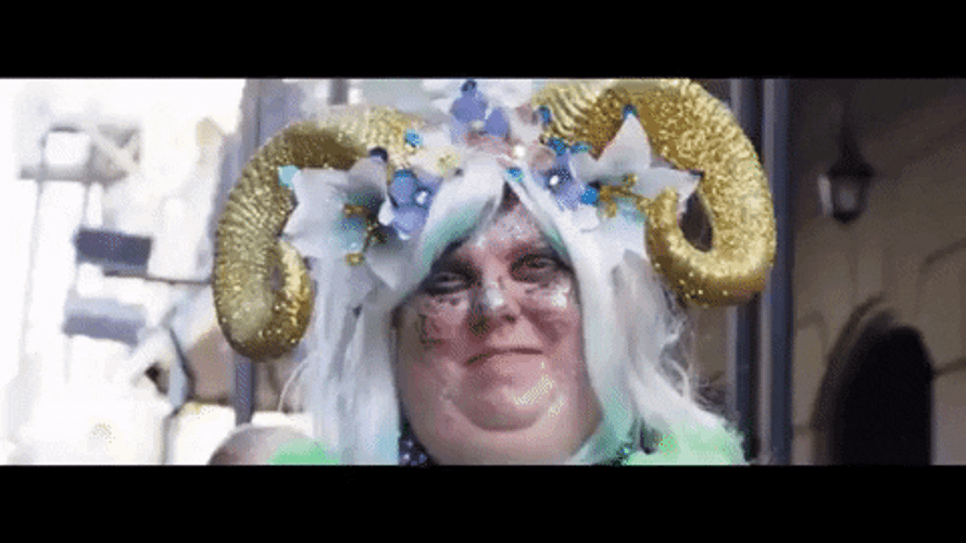 Fat Tuesday Chubby Lady Mardi Gras Party GIF