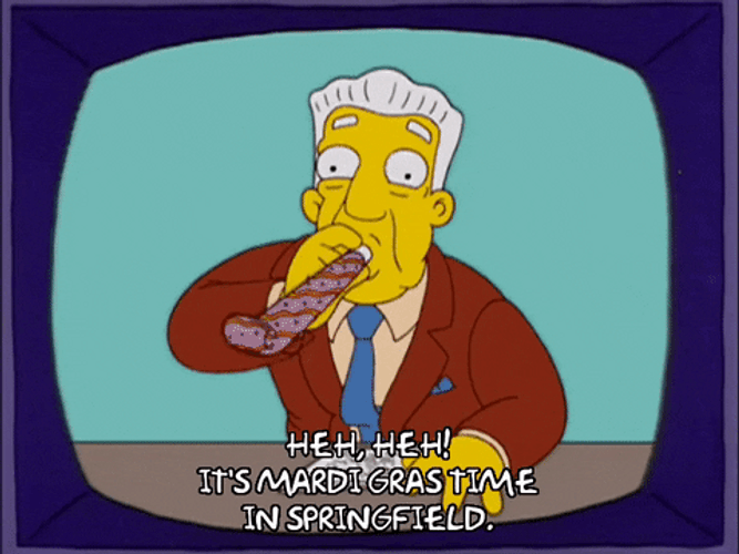 Fat Tuesday Mardi Gras Time Keatnt Brockman GIF
