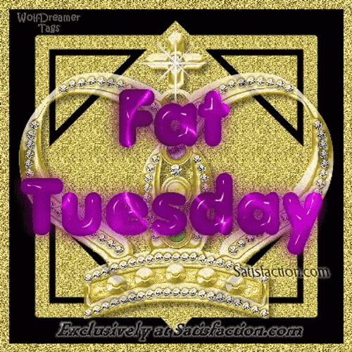 Fat Tuesday Royal Shiny Crown GIF