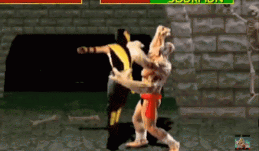 Fatality Get Over Here Fight GIF