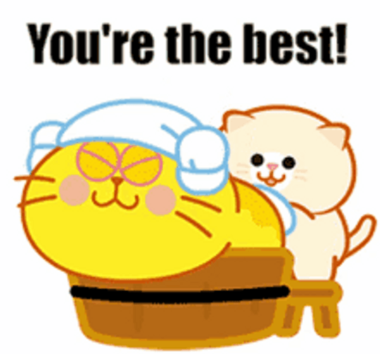 Fatcatzcouple You Da Best Chilling Bath GIF