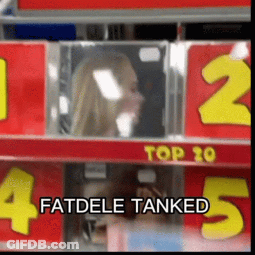 Fatdele Tanked Is Written On A Red Sign GIF
