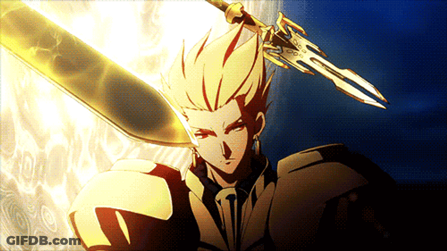 Fate Stay Night Handsome Gilgamesh GIF