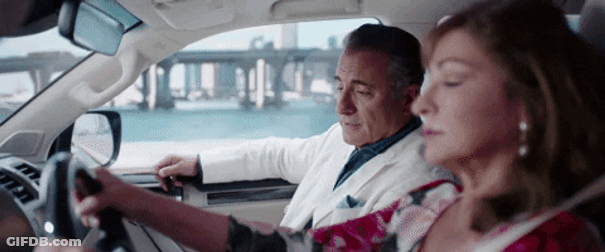 Father Of The Bride Driving GIF
