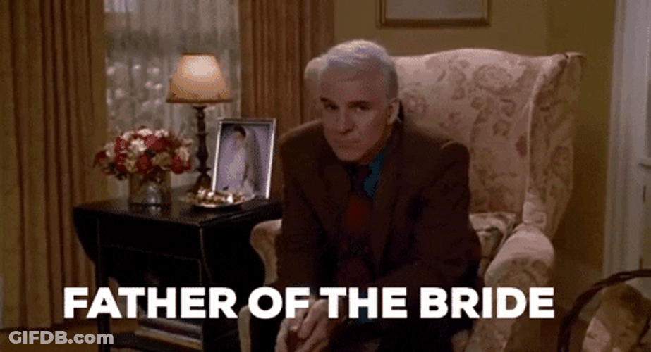 Father Of The Bride Straight Look GIF