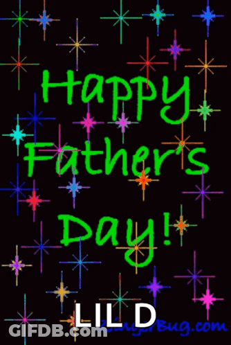 Father's Day Card With Lilld Name GIF