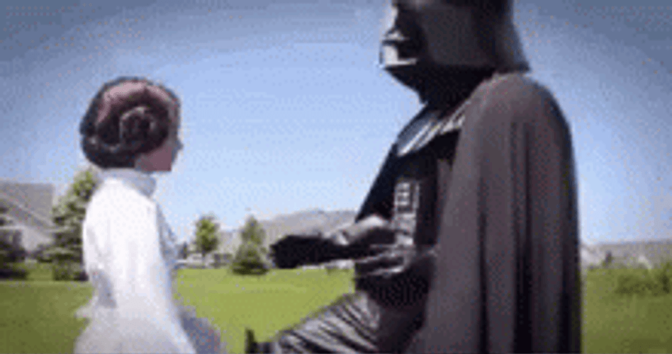 Fathers Day Darth Vader Hug GIF