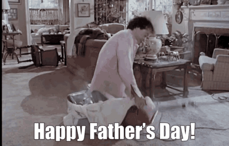 Fathers Day Michael Keaton Vacuum GIF