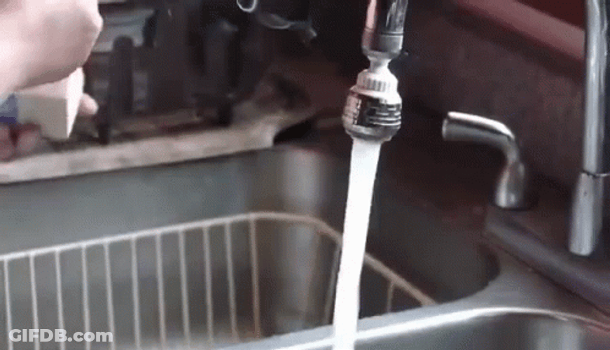 Faucet Spout Firing Water GIF