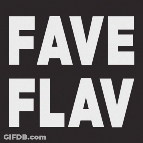 Fave Flava Flav Pink Flashes Font GIF