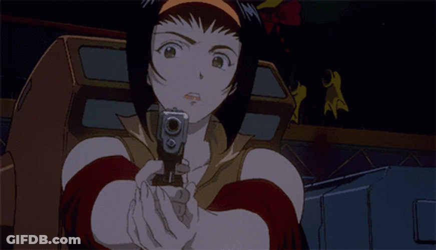 Faye Valentine Distracted GIF