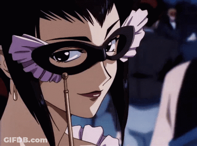 Faye Valentine Sipping Cocktail GIF